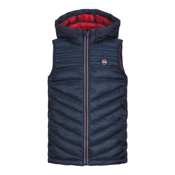 Textil Rapaz Quispos Jack & Jones JJEHERO BODYWARMER HOOD Marinho