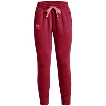 Textil Mulher Calças Under Armour Rival Fleece Joggers Bordô