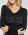 Textil Mulher camisolas Guess PASCALE VN LS Preto