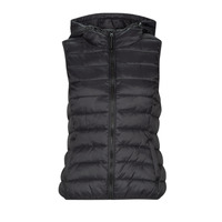 Textil Mulher Quispos Only ONLNEWTAHOE HOOD WAISTCOAT OTW NOOS Preto