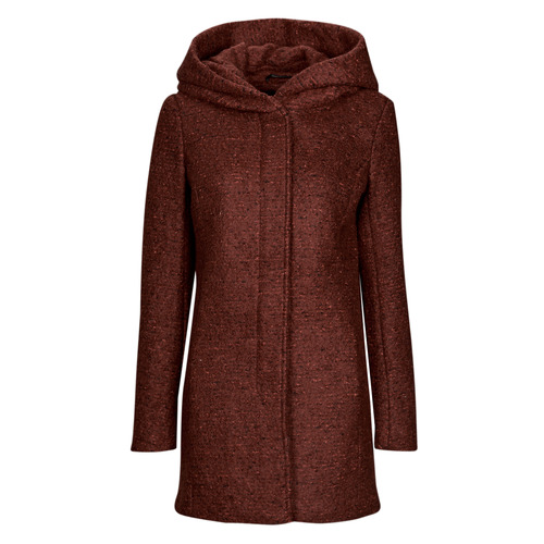 Textil Mulher Casacos Only ONLSEDONA BOUCLE WOOL COAT OTW NOOS Bordô