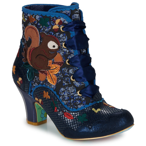 Sapatos Mulher Botins Irregular Choice SQUIRREL AWAY Azul