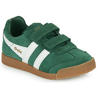 Sapatos Criança Sapatilhas Gola HARRIER VELCRO Verde / Branco