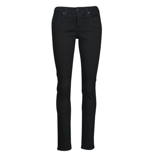 Textil Mulher Calças de ganga slim Levi's 312 SHAPING SLIM Preto