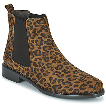 Sapatos Mulher Botas baixas Betty London NORA Leopardo