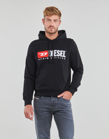 Textil Homem Sweats Diesel S-GINN-HOOD-DIV Preto