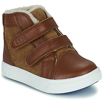 Sapatos Criança Sapatilhas de cano-alto UGG T RENNON II Castanho