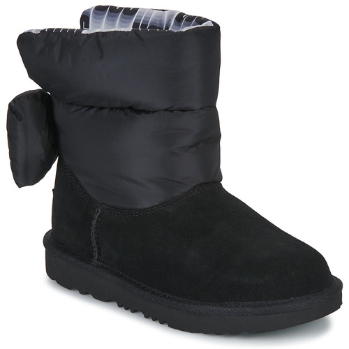 Sapatos Rapariga Botas de neve UGG BAILEY BOW MAXI Preto