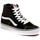 Sapatos Sapatilhas de cano-alto Vans SK8 HI BLACK Prata