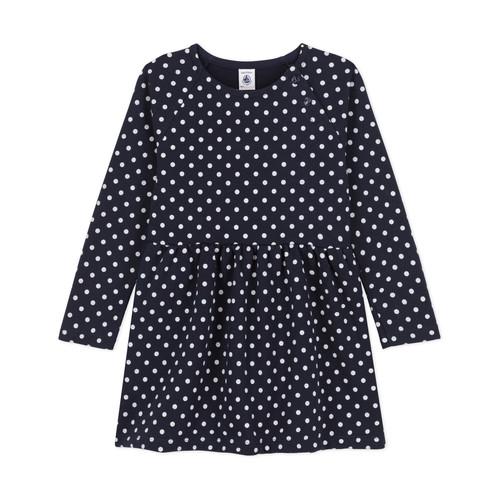 Textil Rapariga Vestidos curtos Petit Bateau CECILIA Marinho