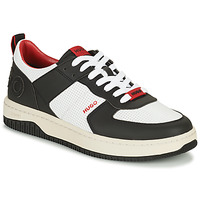 Sapatos Homem Sapatilhas HUGO Kilian_Tenn_flpf Branco / Preto / Vermelho