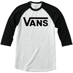 Textil Homem T-Shirt mangas curtas Vans Classic Raglan Branco