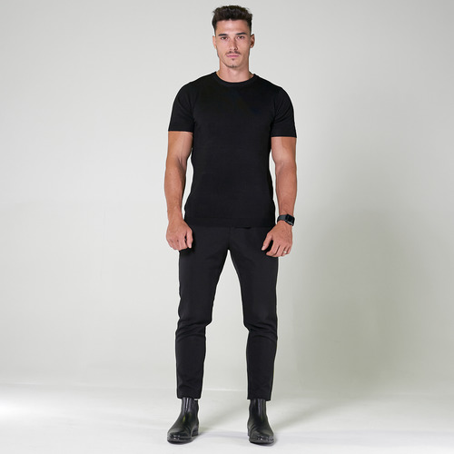 Textil Homem T-Shirt mangas curtas THEAD. AUSTIN T-SHIRT Preto