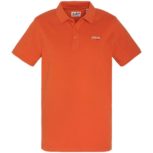 Textil Homem T-shirts e Pólos Schott  Laranja