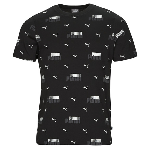 Textil Homem T-Shirt mangas curtas Puma ESS+ LOGO POWER AOP Preto