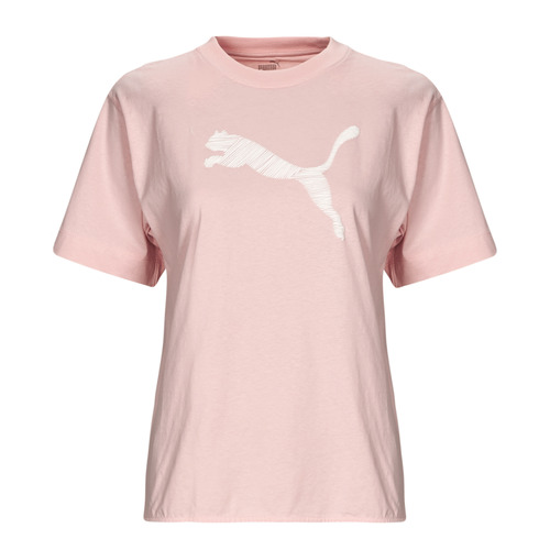 Textil Mulher T-Shirt mangas curtas Puma HER TEE Rosa