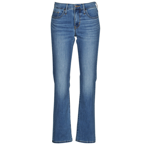 Textil Mulher Calças Jeans Levi's 314 SHAPING STRAIGHT Azul