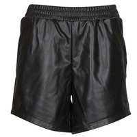 Textil Mulher Shorts / Bermudas Noisy May NMPROOF HW PU SHORTS Preto