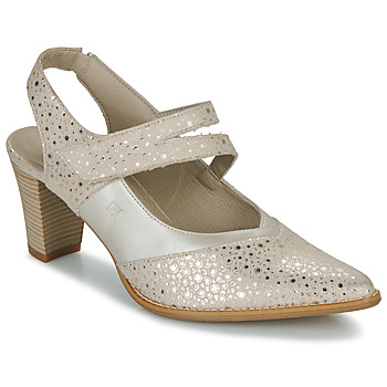 Sapatos Mulher Escarpim Dorking DODI Bege / Ouro