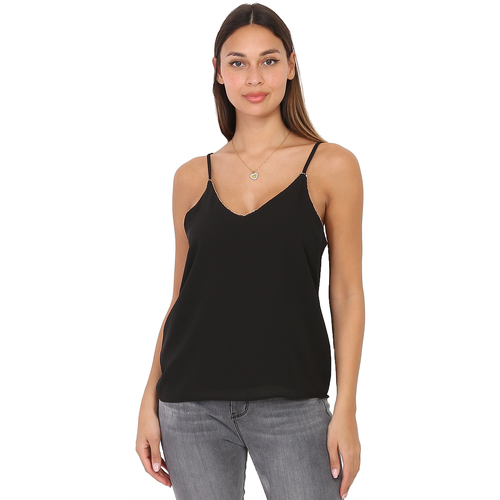 Textil Mulher Tops / Blusas La Modeuse 23265_P58450 Preto