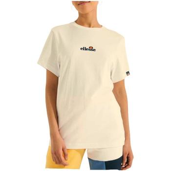 Textil Mulher T-Shirt mangas curtas Ellesse  Bege