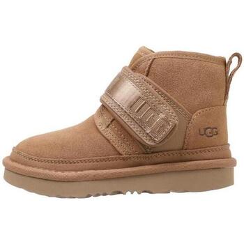 Sapatos Rapaz Botas UGG NEUMEL SNAPBACK Castanho