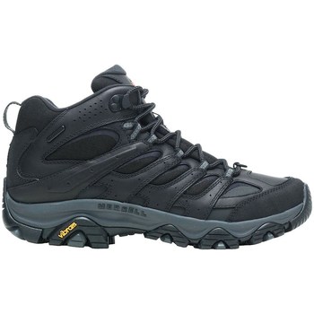 Sapatos Homem Sapatos de caminhada Merrell Moab Thermo Mid WP Preto