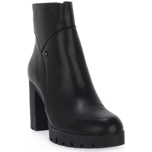 Sapatos Mulher Botas baixas Keys BLACK Preto