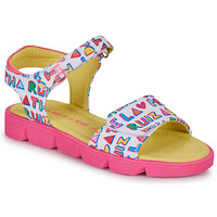 Sapatos Rapariga Sandálias Agatha Ruiz de la Prada SMILEN Branco / Rosa