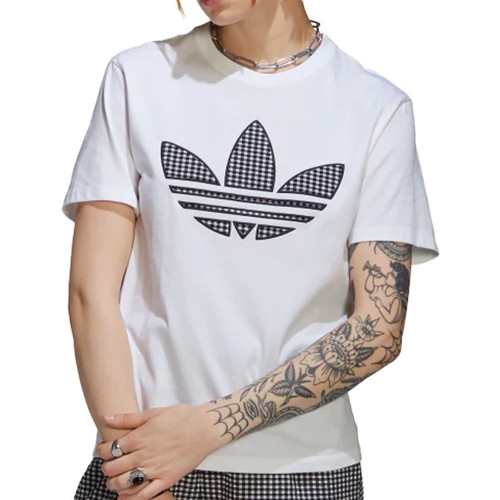 Textil Rapariga T-shirts e Pólos adidas Originals  Branco