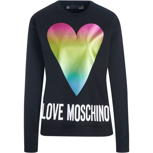 Textil Mulher Sweats Love Moschino  Preto