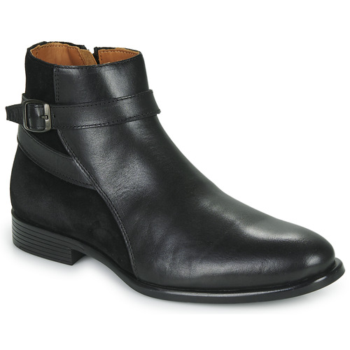 Sapatos Homem Botas baixas Pellet ELLIOT Suave / Veludo / Preto