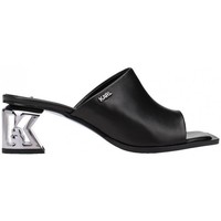 Sapatos Mulher Escarpim Karl Lagerfeld K-BLOK SQUARE TOE MULE Preto