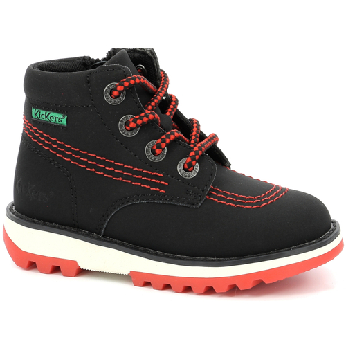 Sapatos Criança Botas baixas Kickers Kickrally20 Vermelho