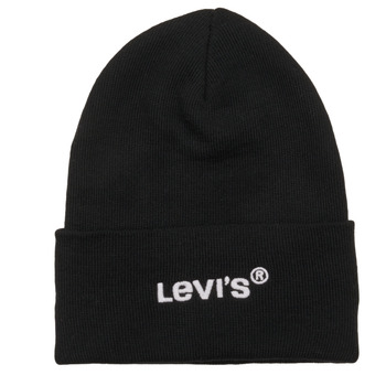 Acessórios Gorro Levi's Wordmark Beanie Preto