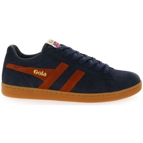 Sapatos Homem Sapatilhas Gola EQUIPE SUEDE Azul