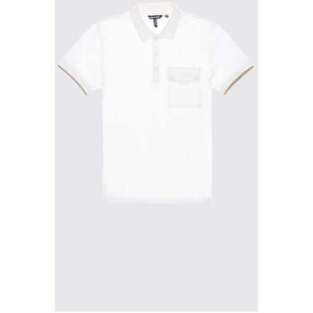 Textil Rapaz T-shirts e Pólos Antony Morato MKKS00620-FA100083-1011-1-25 Branco