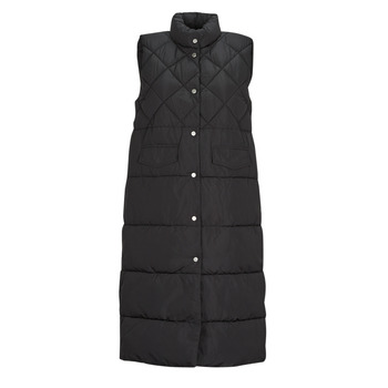 Textil Mulher Quispos Only ONLSTACY QUILTED LONG WAISTCOAT OTW Preto