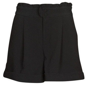 Textil Mulher Shorts / Bermudas Only ONLROSEMARY HW FRILL WAFFLE SHORTS PNT Preto