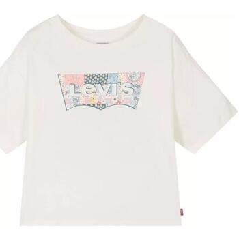 Textil Rapariga T-Shirt mangas curtas Levi's  Branco