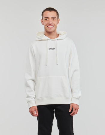 Textil Homem Sweats Guess ROY GUESS HOODIE Branco