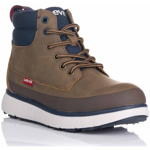 Sapatos Rapaz Botas Levi's VVER0010S Castanho