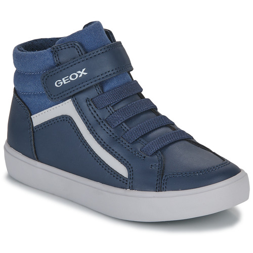 Sapatos Rapaz Sapatilhas de cano-alto Geox J GISLI BOY C Marinho