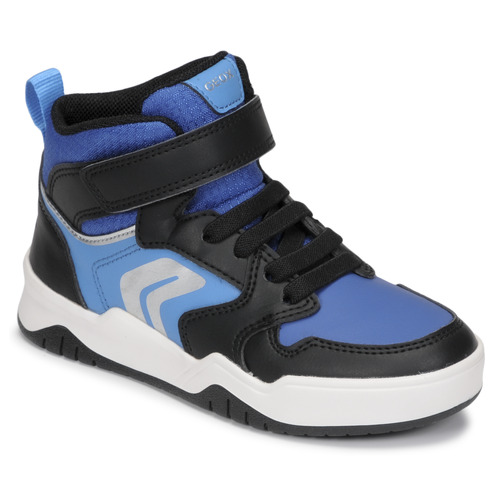 Sapatos Rapaz Sapatilhas de cano-alto Geox J PERTH BOY G Azul / Preto