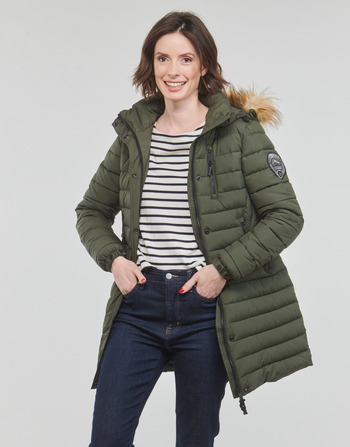 Superdry FUJI HOODED MID LENGTH PUFFER