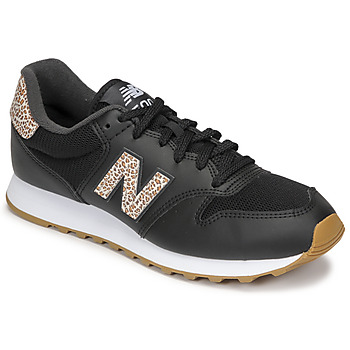 Sapatos Mulher Sapatilhas New Balance 500 Preto / Leopardo