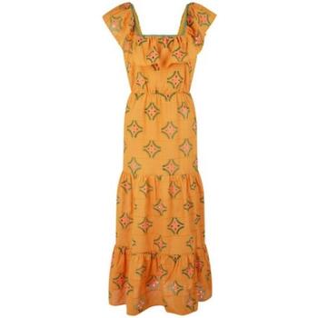 Textil Mulher Vestidos Naf Naf  Laranja