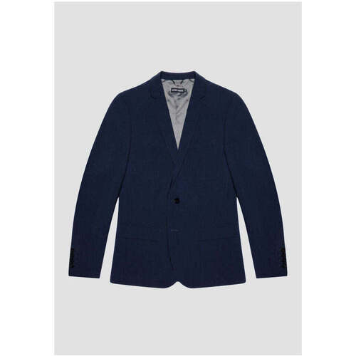 Textil Homem Casacos/Blazers Antony Morato MMJS00018-FA600255-7073-3-50 Azul