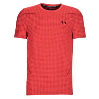 Textil Homem T-Shirt mangas curtas Under Armour Seamless Grid SS Bordô