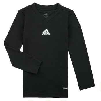 Textil Criança T-shirt mangas compridas adidas Performance TEAM BASE TEE Y Preto